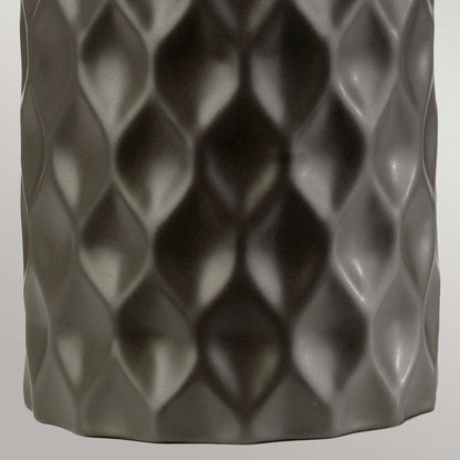 Barbican Light Table Lamp in Graphite with Silver Shade