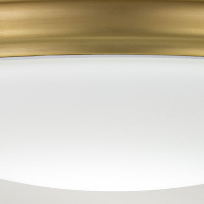 Brompton Light Flush in Brushed Brass