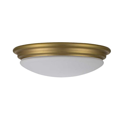 Brompton Light Flush in Brushed Brass