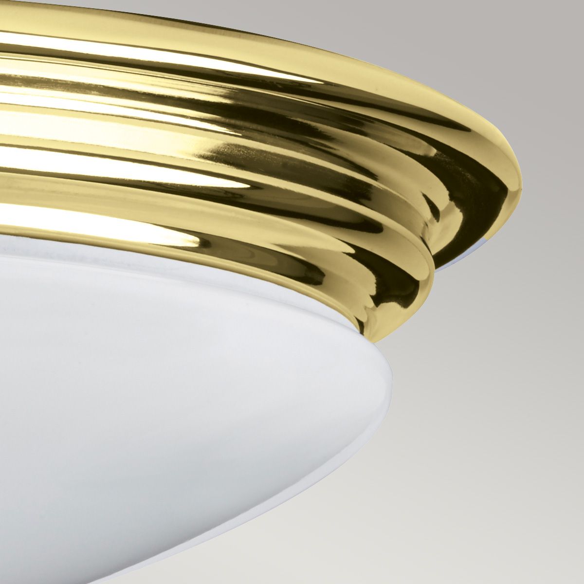 Brompton Light Flush in Polished Brass