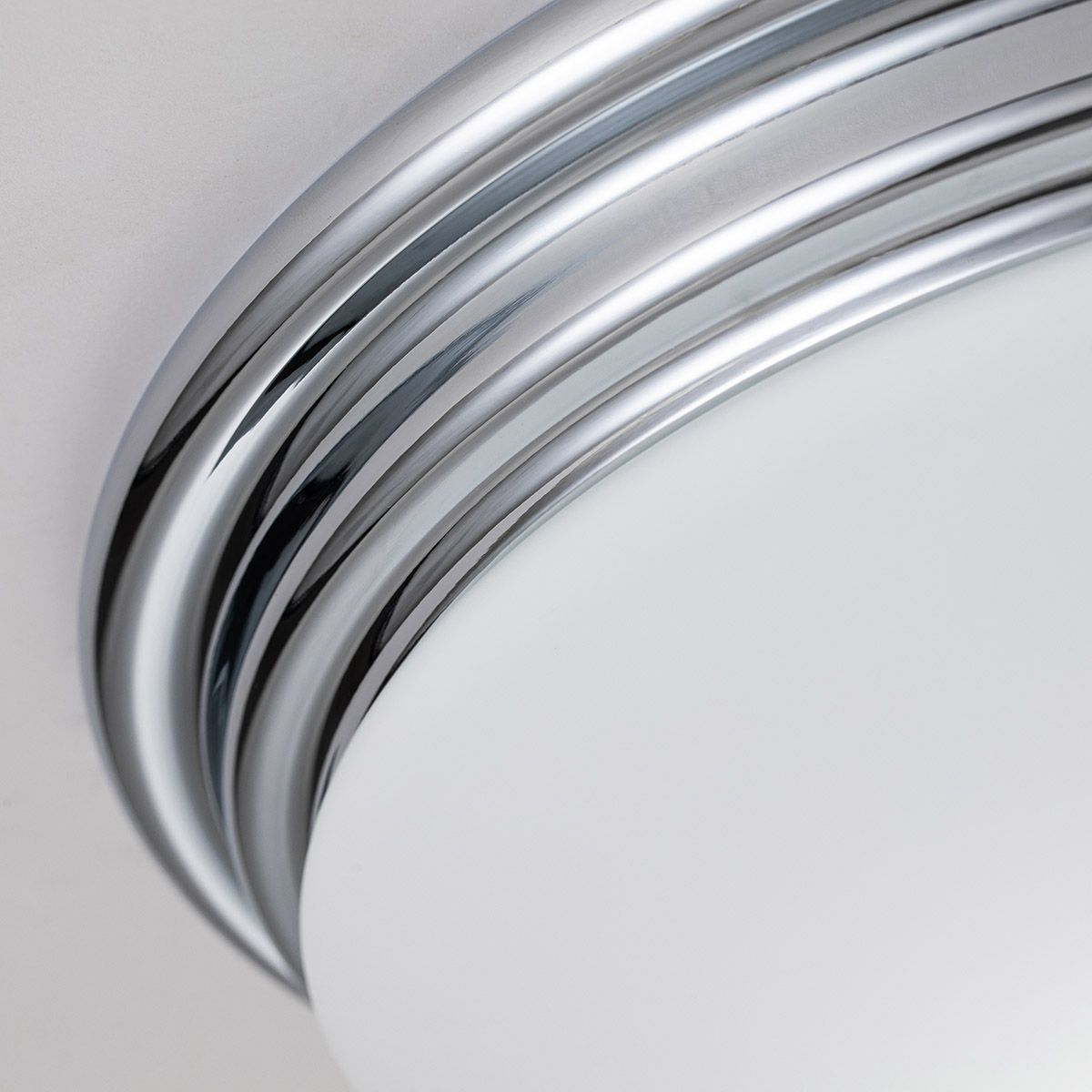 Brompton Light Flush in Polished Chrome