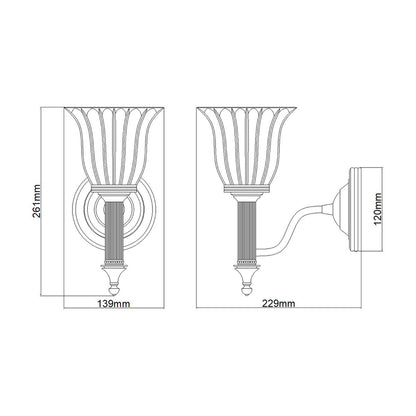 Carroll Light in Polished Chrome