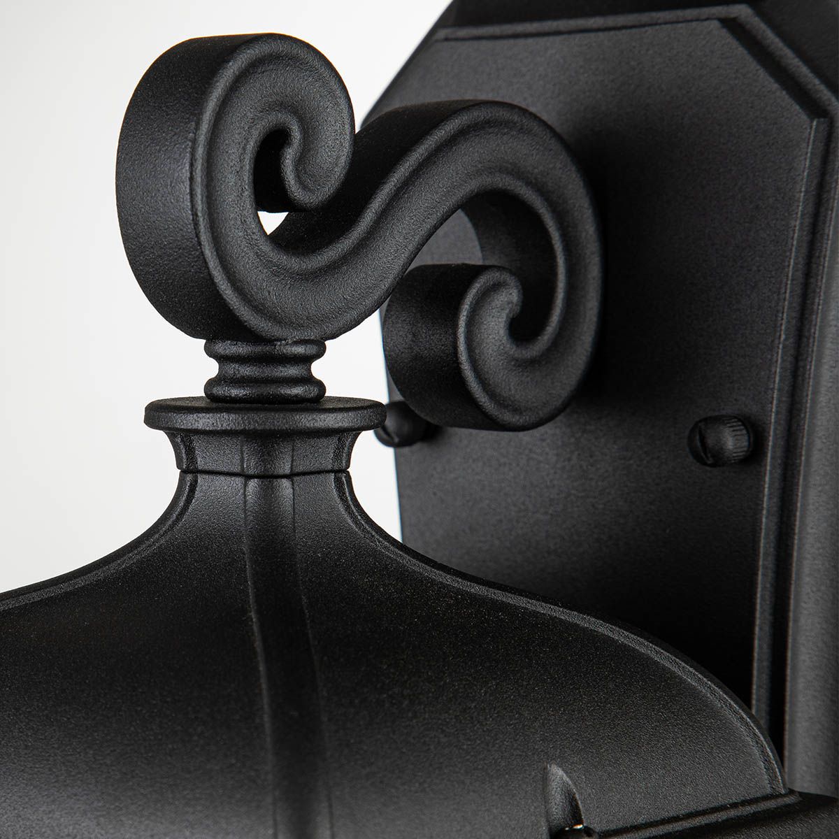 Bayview in Light Small Wall Lantern in Black