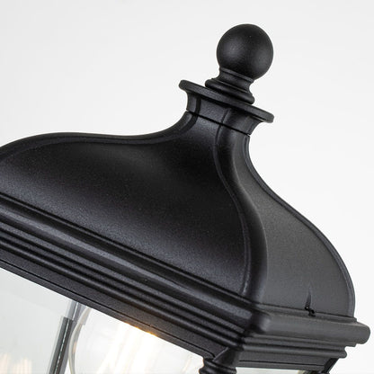 Bayview In Light Medium Pedestal Lantern In Black