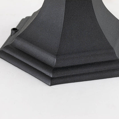 Bayview In Light Medium Pedestal Lantern In Black