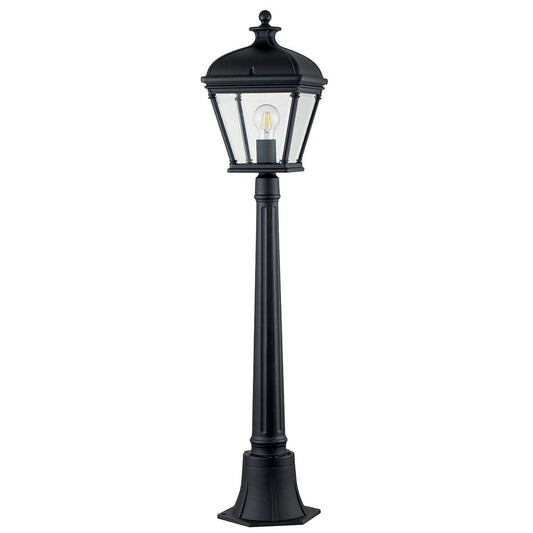 Bayview Light Medium Pillar Lantern in Black
