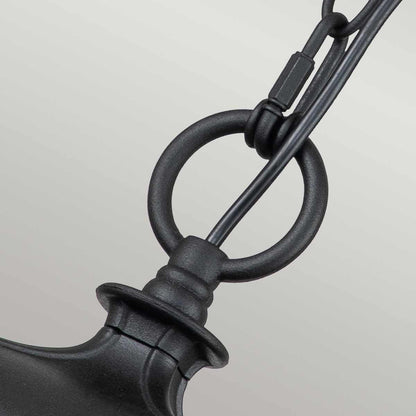 Bayview Light Medium Chain Lantern in Black