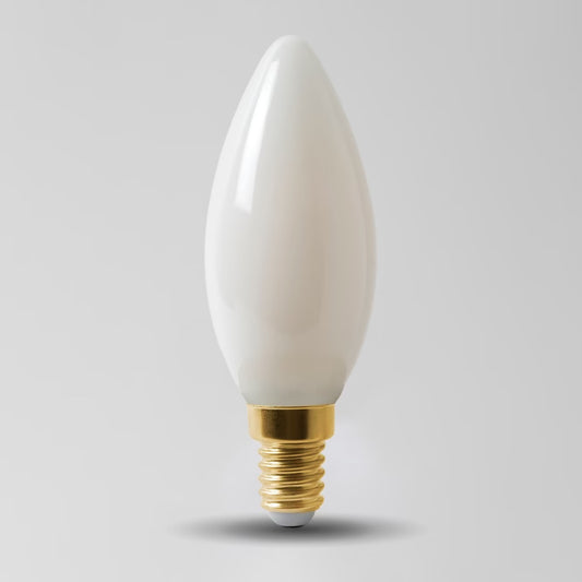 Canonbury E14 4W Opal Candle Warm White High CRI LED Bulb