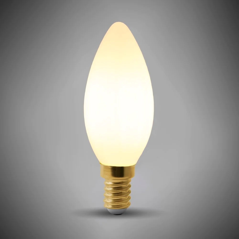 Canonbury E14 4W Opal Candle Warm White High CRI LED Bulb