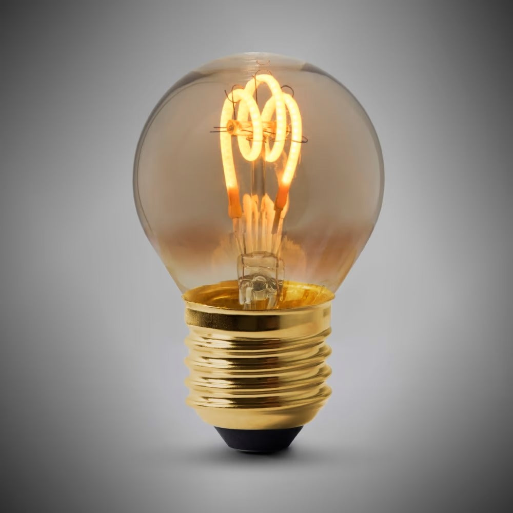 Balham E27 2W Vintage Golf Ball Sunset White 1800K High CRI LED Bulb
