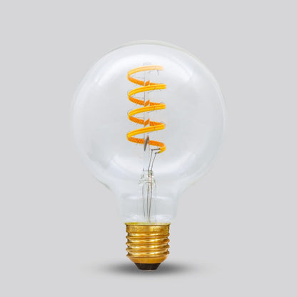 Soho Lighting 7W Globe G125 Dim to warm  E27 Clear LED Bulb