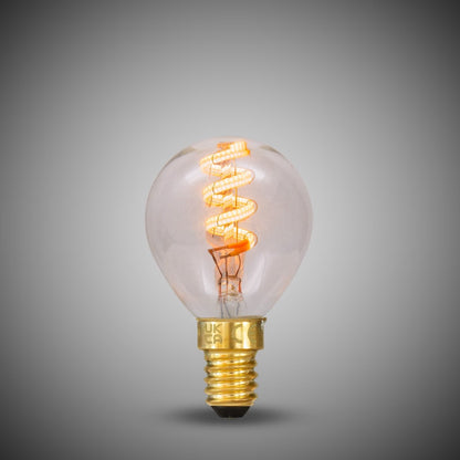 Soho Lighting 3W Golfball G45 Dim to warm  E14 Clear LED Bulb