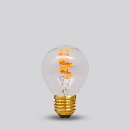 Soho Lighting 3W Golfball G45 Dim to warm  E27 Clear LED Bulb