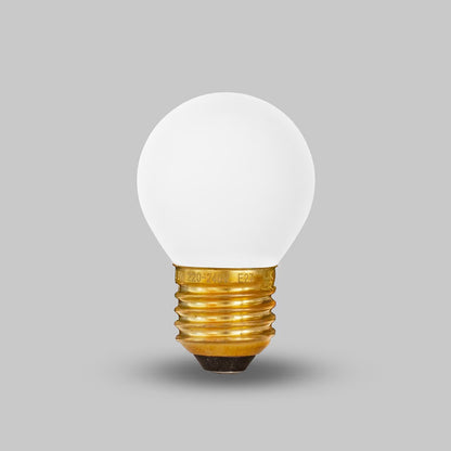Soho Lighting 4W 2800K Warm White E27 Matt White G45 Golfball Dimmable LED Bulb