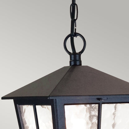 Canterbury In Light Chain Lantern In Black