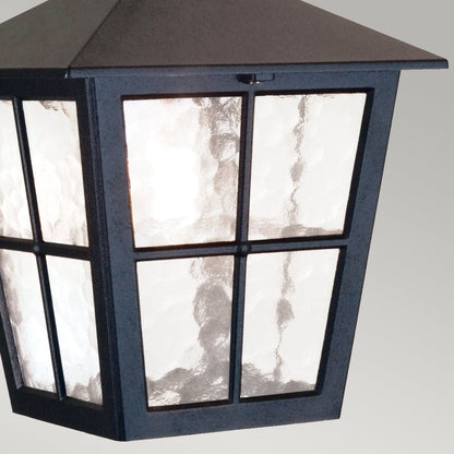 Canterbury In Light Chain Lantern In Black