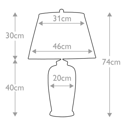Black Birds Light Table Lamp in Black and Gold with Cream Shade