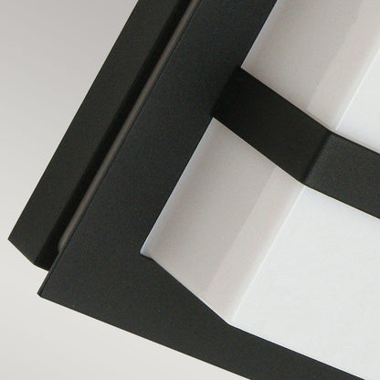 Boden In Light Wall Light In Black With Opal Polycarbonate