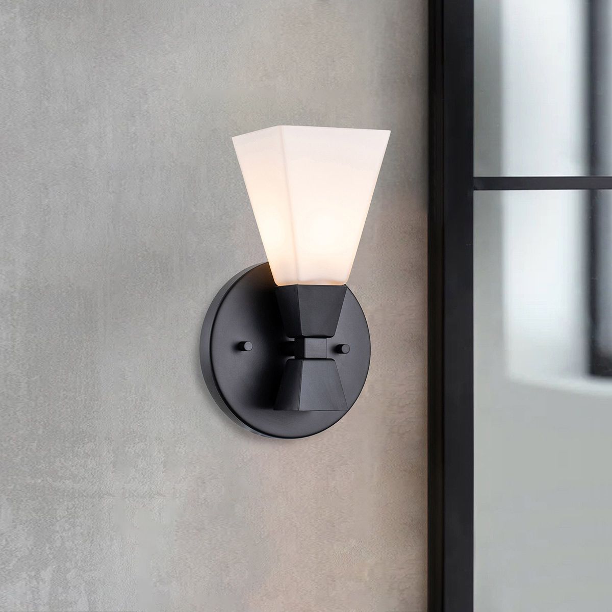 Bowtie Wall Light in Matte Black