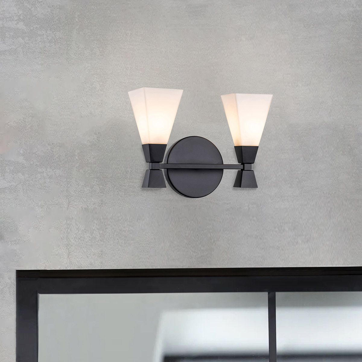 Bowtie Wall Light in Matte Black