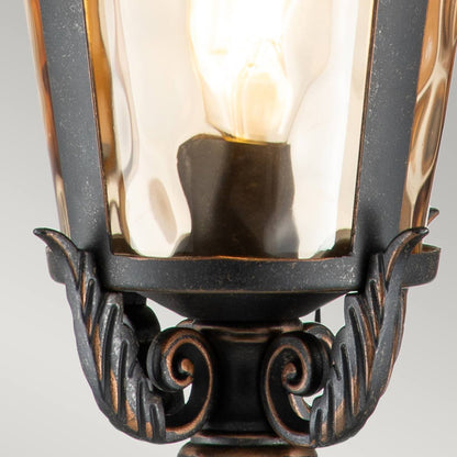 Baltimore Light Large Wall Lantern in Weathered Bronze
