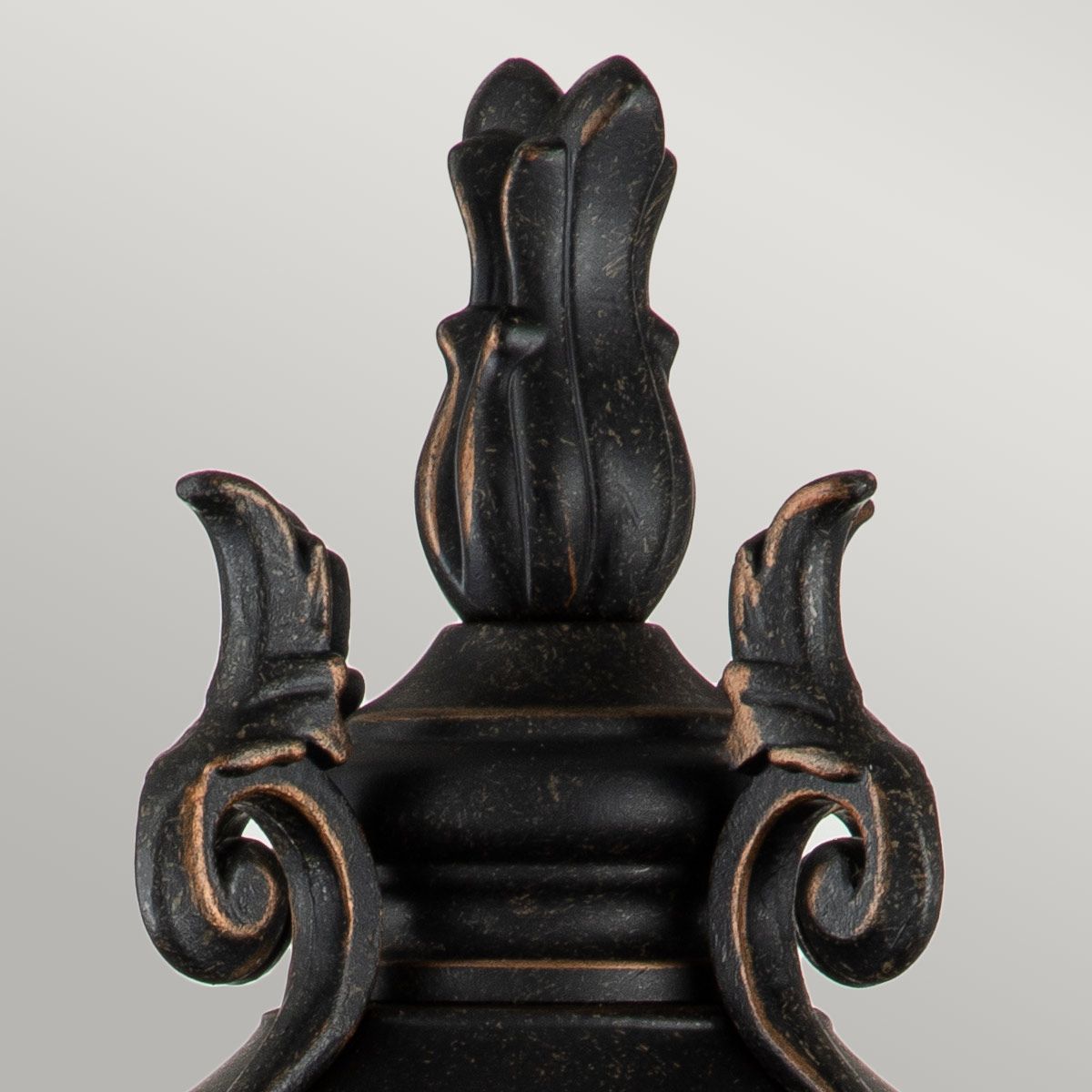 Baltimore Light Medium Pedestal Lantern in Weathered Bronze