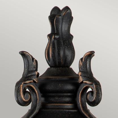 Baltimore Light Medium Pedestal Lantern in Weathered Bronze