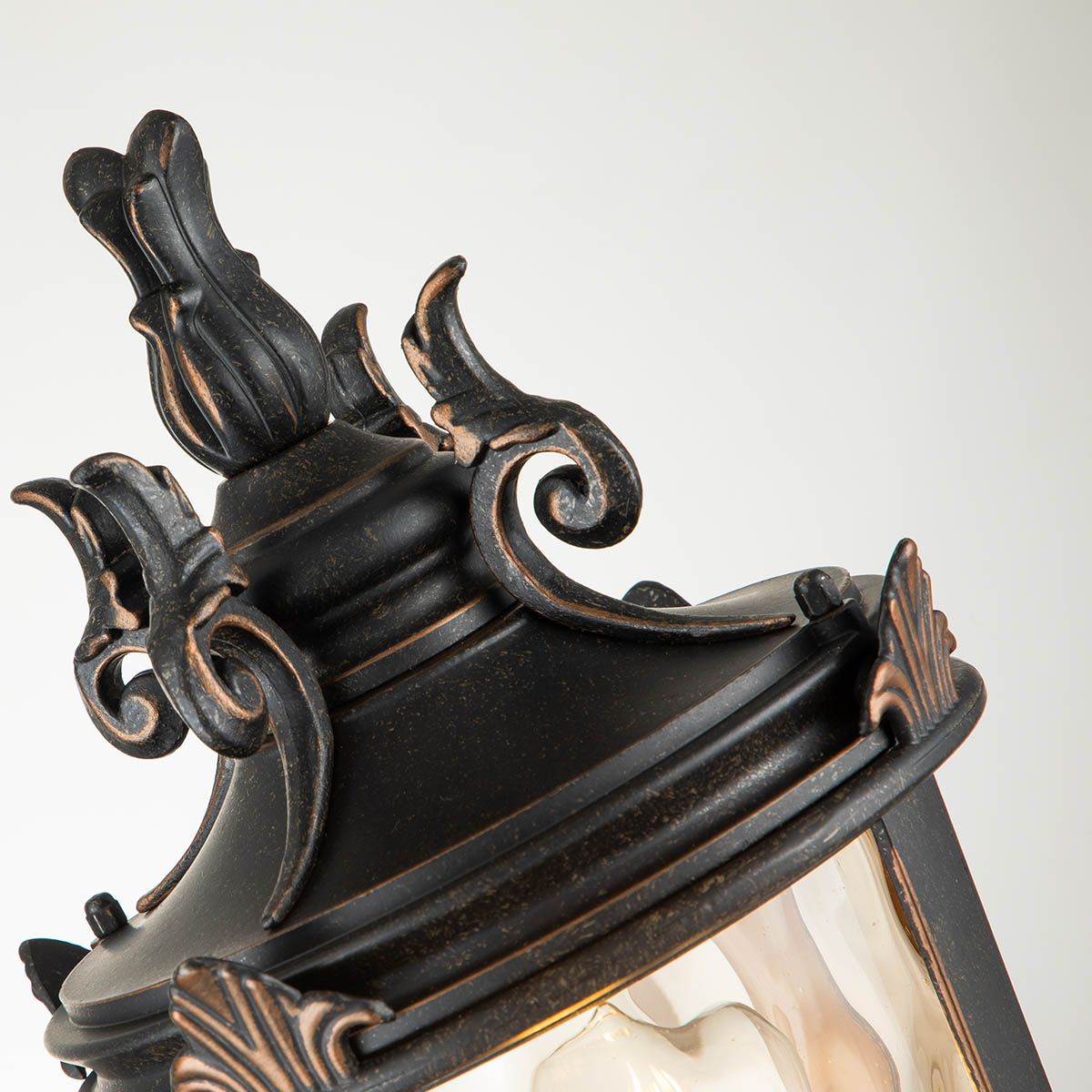 Baltimore Light Medium Pedestal Lantern in Weathered Bronze