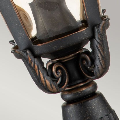 Baltimore Light Medium Pedestal Lantern in Weathered Bronze