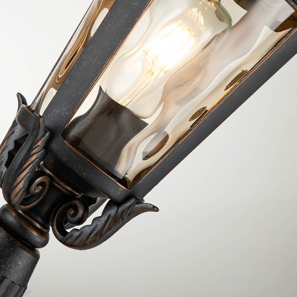 Baltimore Light Medium Pedestal Lantern in Weathered Bronze