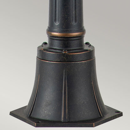 Baltimore Light Medium Pillar in Weathered Bronze
