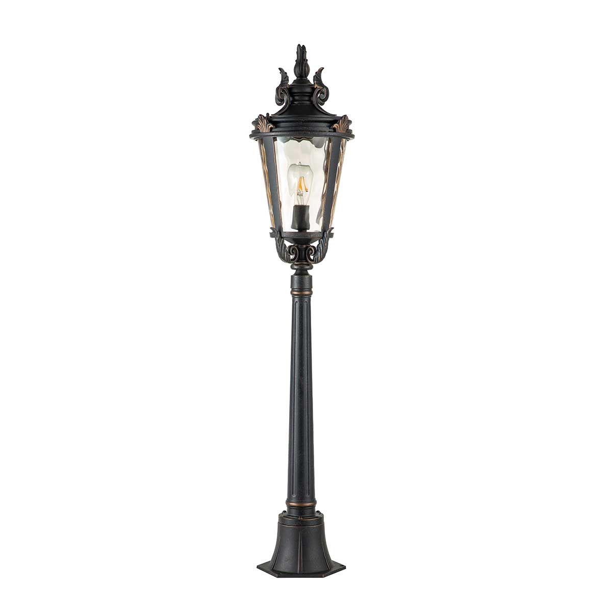 Baltimore Light Medium Pillar in Weathered Bronze