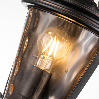 Baltimore Light Medium Half Lantern in Weathered Bronze