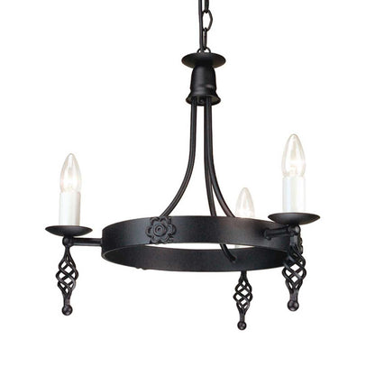 Belfry In Light Chandelier In Black