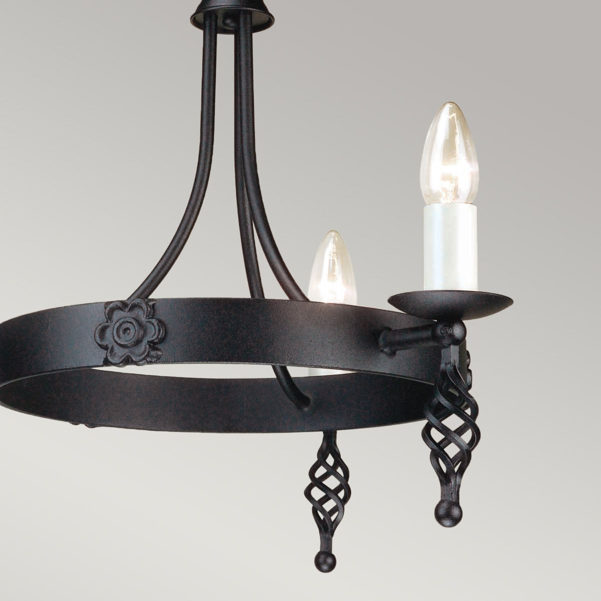 Belfry In Light Chandelier In Black