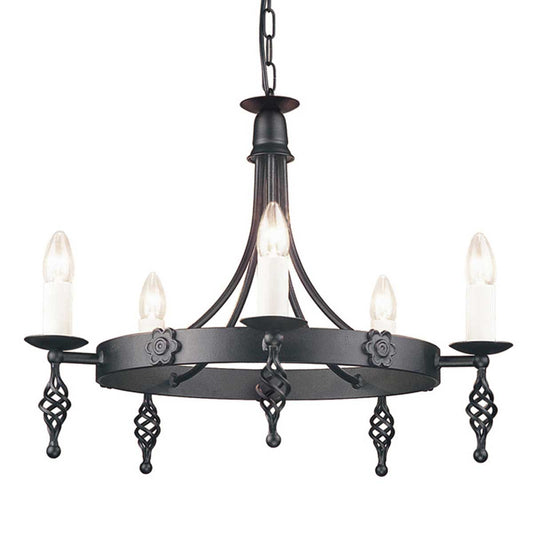 Belfry Light Chandelier in Black