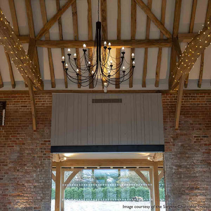 Carisbrooke Light Chandelier in Black