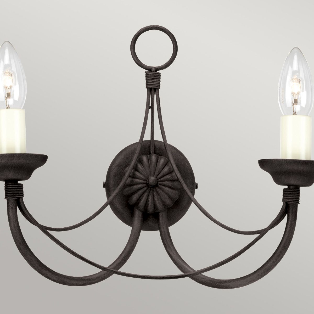 Carisbrooke Light Wall Light in Black