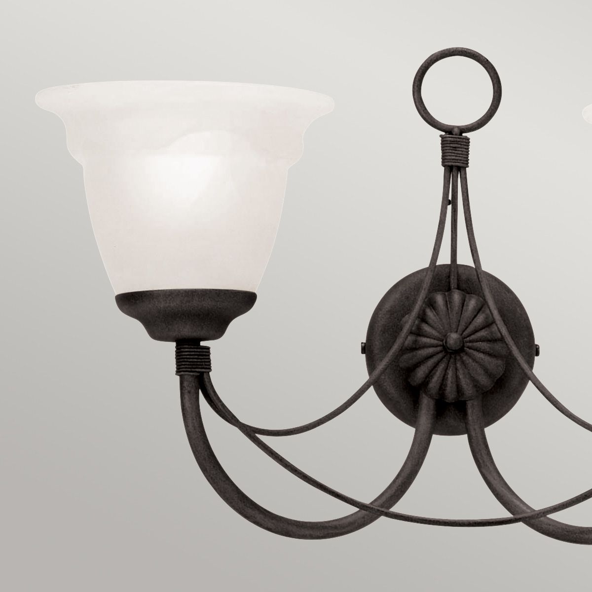 Carisbrooke Light Wall Light in Black