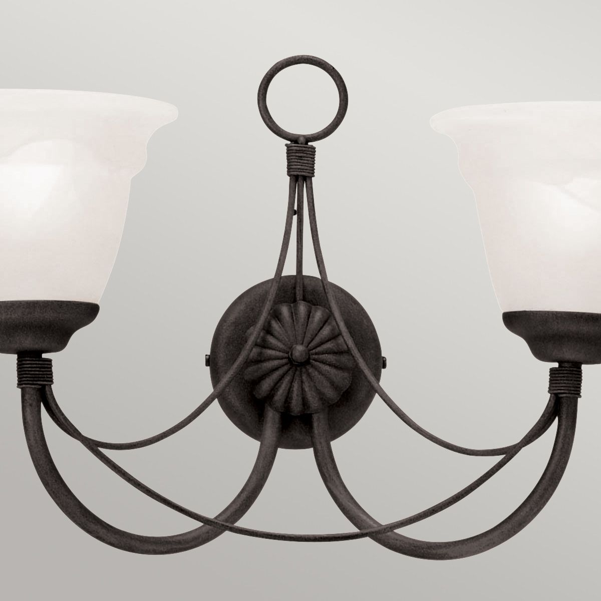 Carisbrooke Light Wall Light in Black
