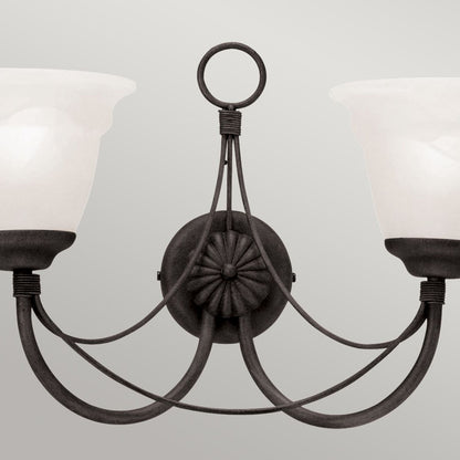 Carisbrooke Light Wall Light in Black