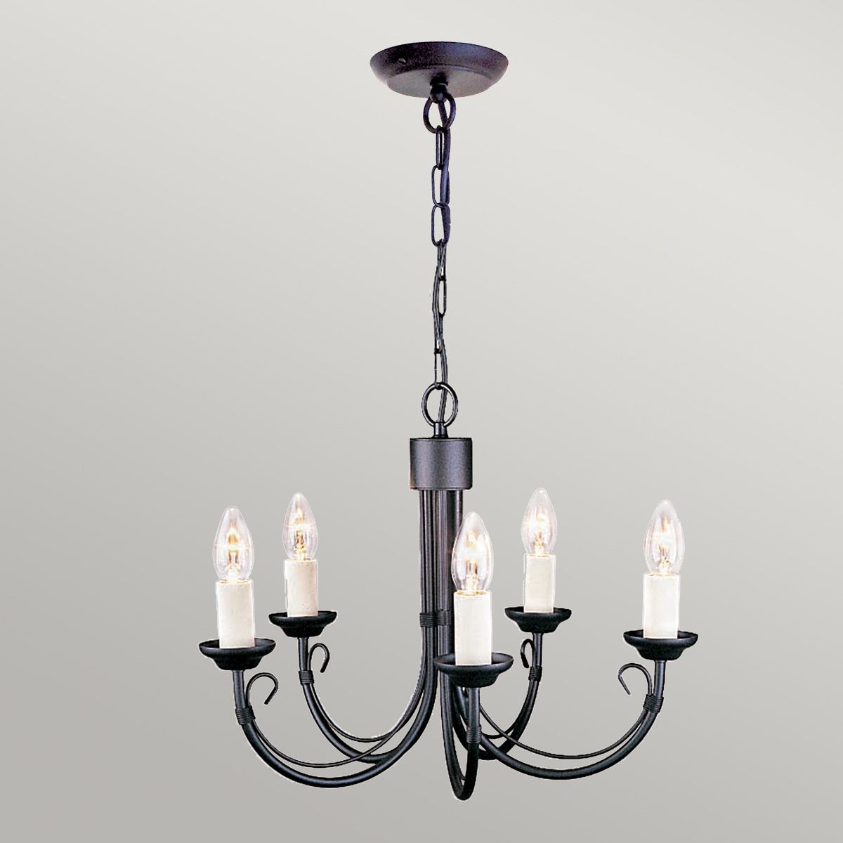 Chartwell In Light Chandelier In Black