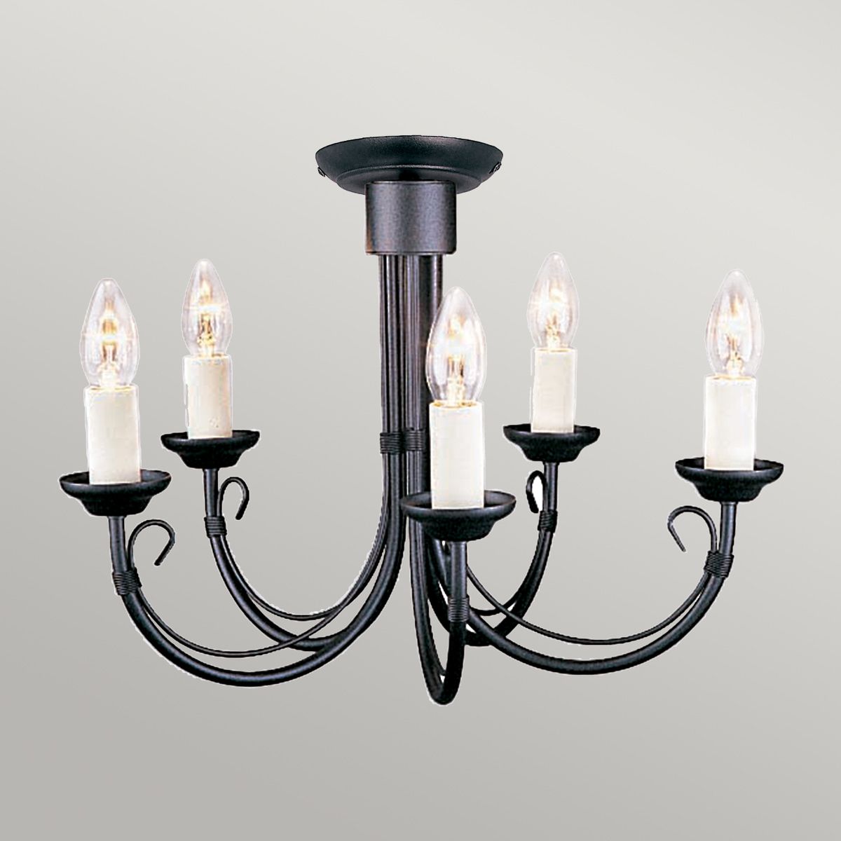 Chartwell In Light Chandelier In Black