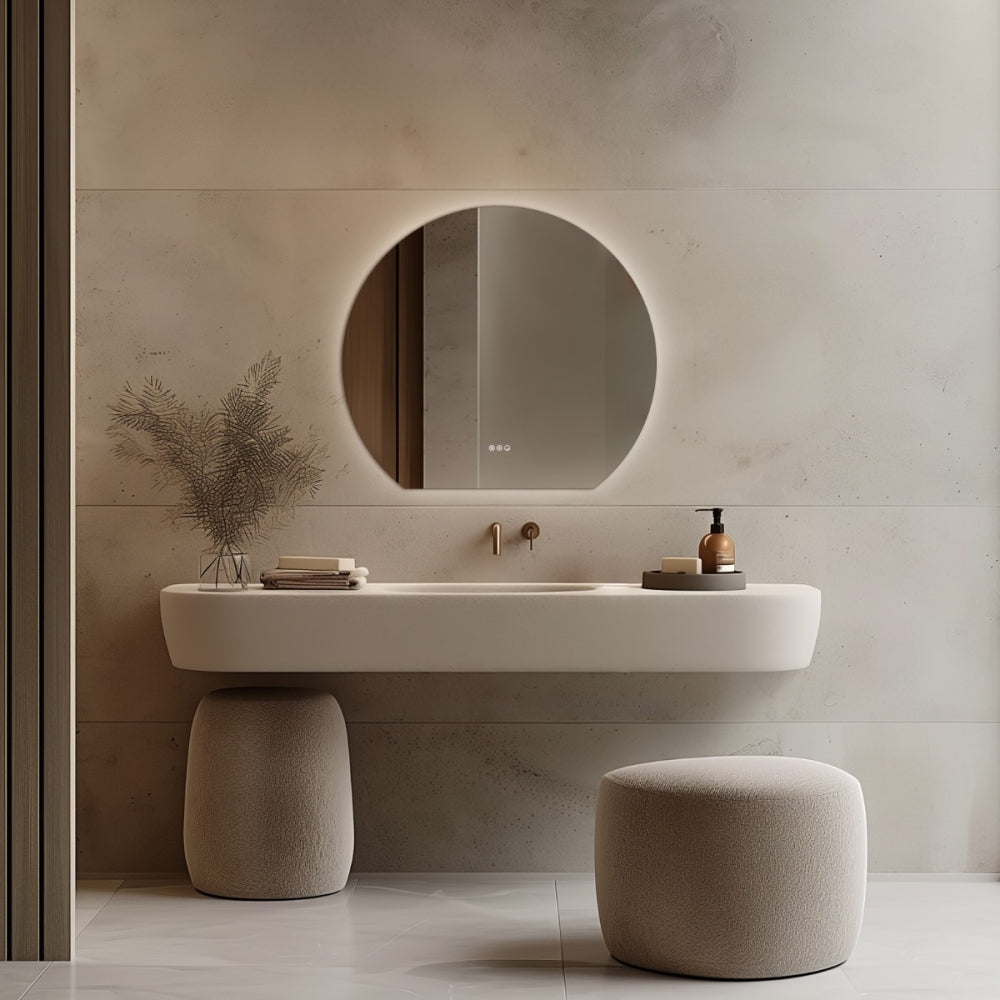 Claris Round Cut Mirror