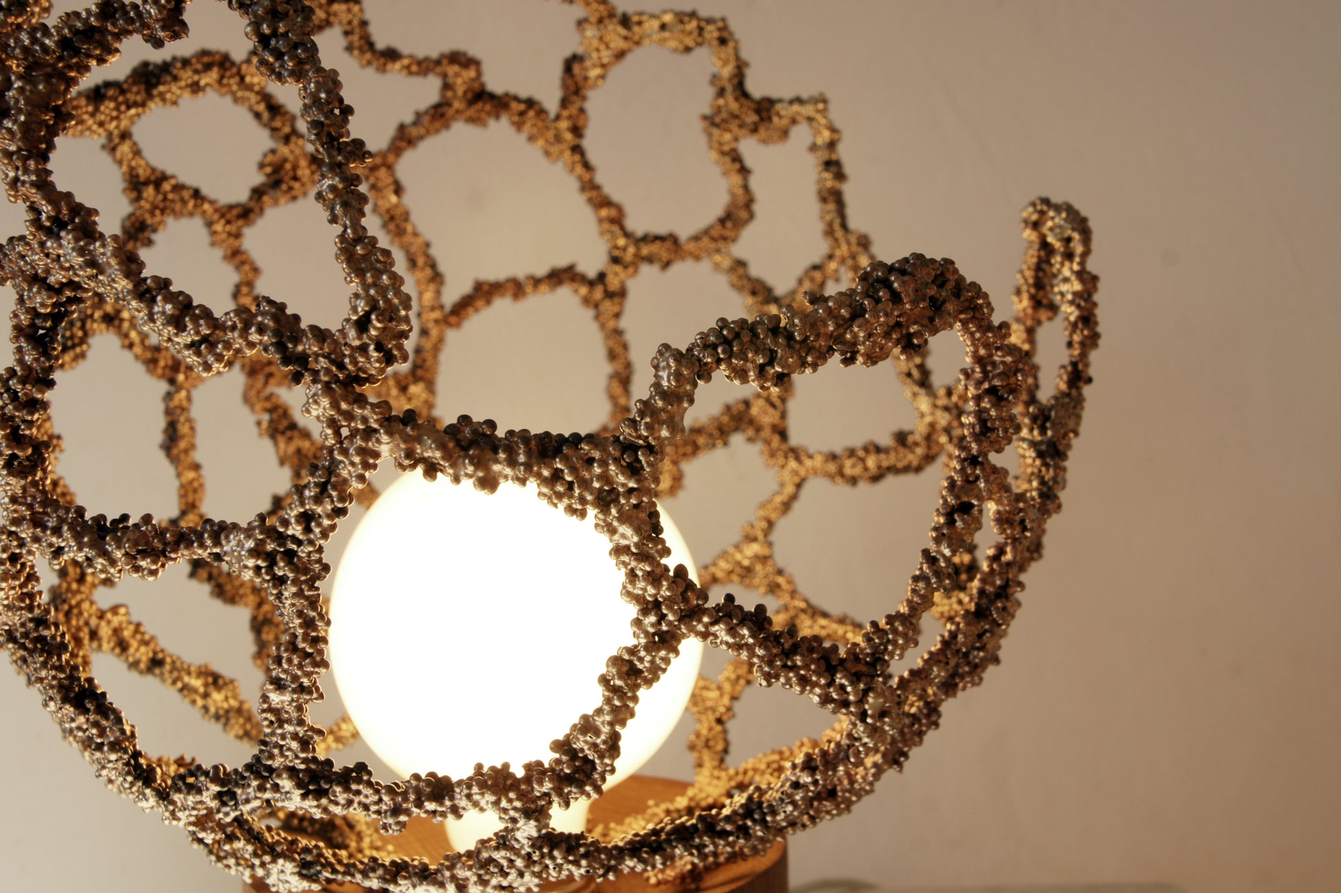 Core Table Lamp, close up of texture