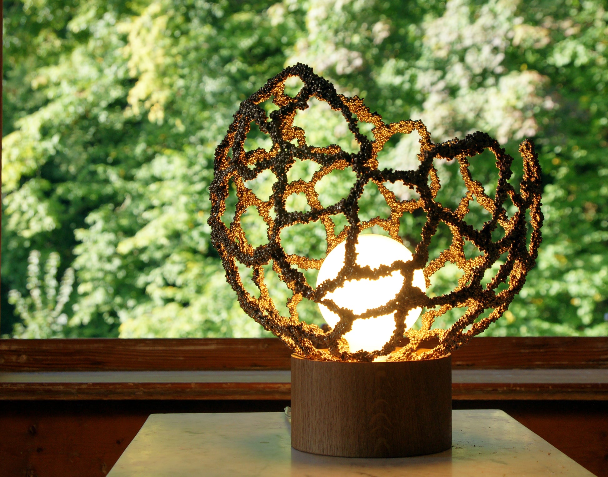 Core Table Lamp, on in setting 