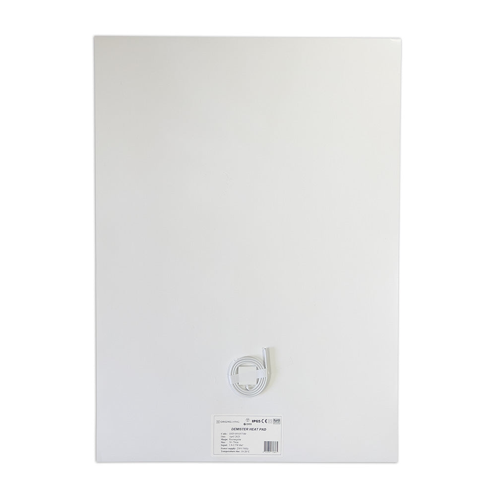 Demister Pads Rectangular Mirrors - 50x70cm