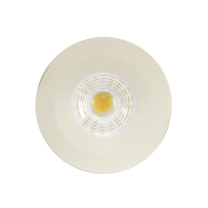 Soho Lighting Cream LED Downlights, Fire Rated, Fixed, IP65, CCT Switch, High CRI, Dimmable