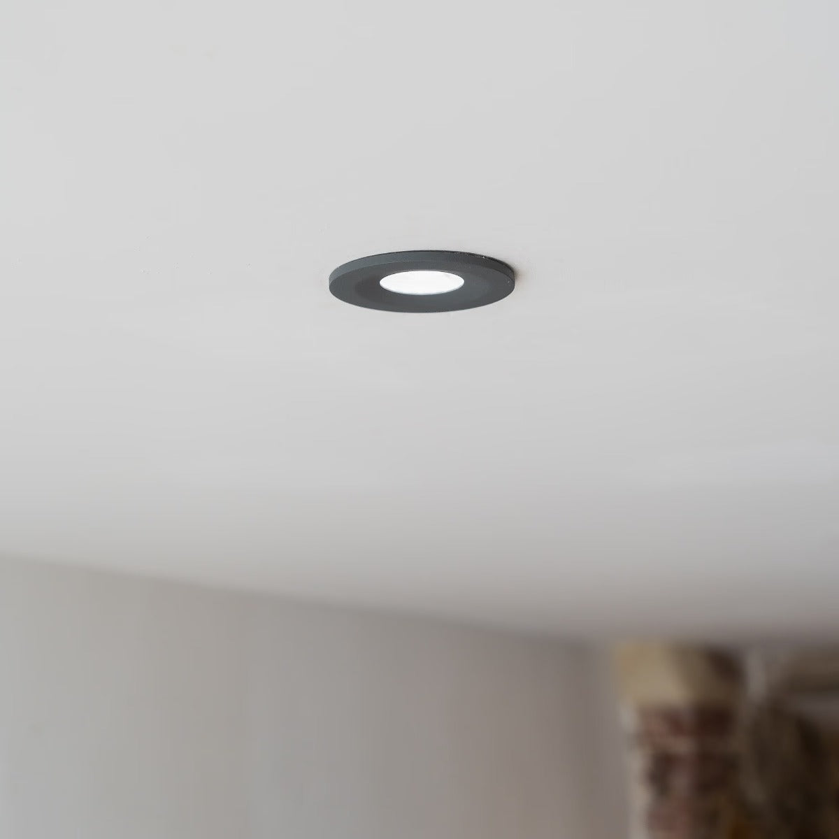 Soho Lighting Graphite Grey CCT Dim To Warm LED Downlight Fire Rated IP65