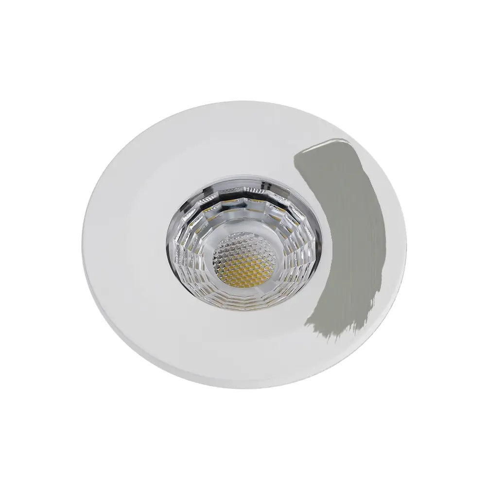 Soho Lighting Primed Paintable Integrated LED Downlight Fire Rated IP65, CCT Switch, High CRI, Dimmable